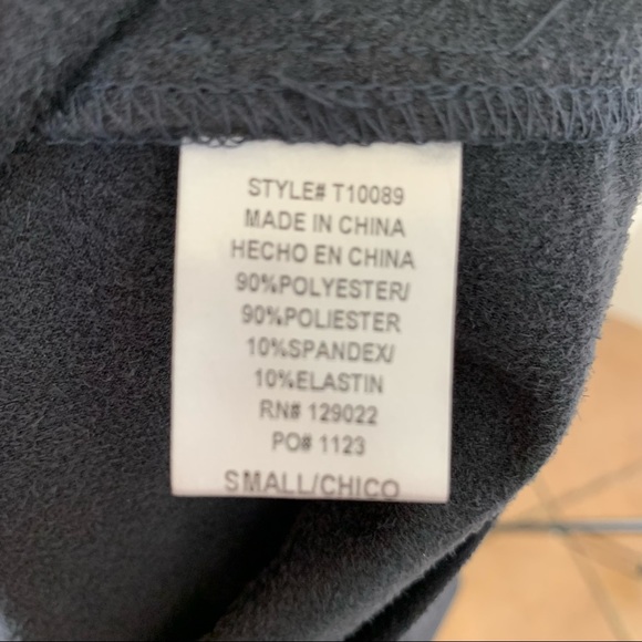 LA Reine faux suede crop top fringe & stud details - Picture 7 of 11